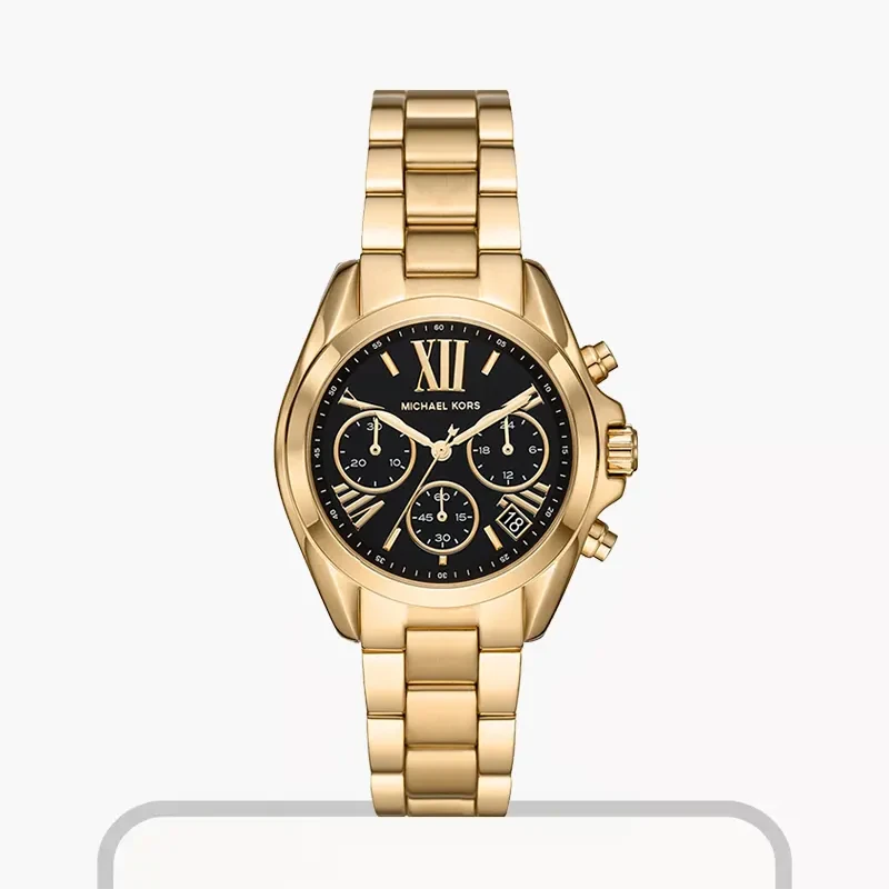 Michael Kors Mini Bradshaw Black Dial Ladies Watch- MK6959